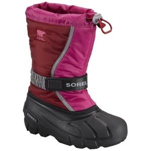 Sorel Girls Youth Snow Boots Purple Pink sz 7